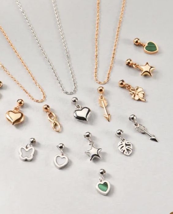 Кольє краватка трансформер білого золота