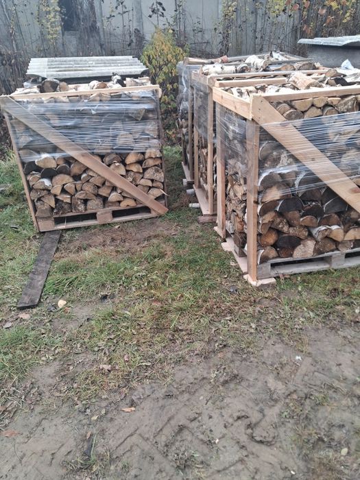 Sprzedam drewno rąbane i układane brzoza sosna