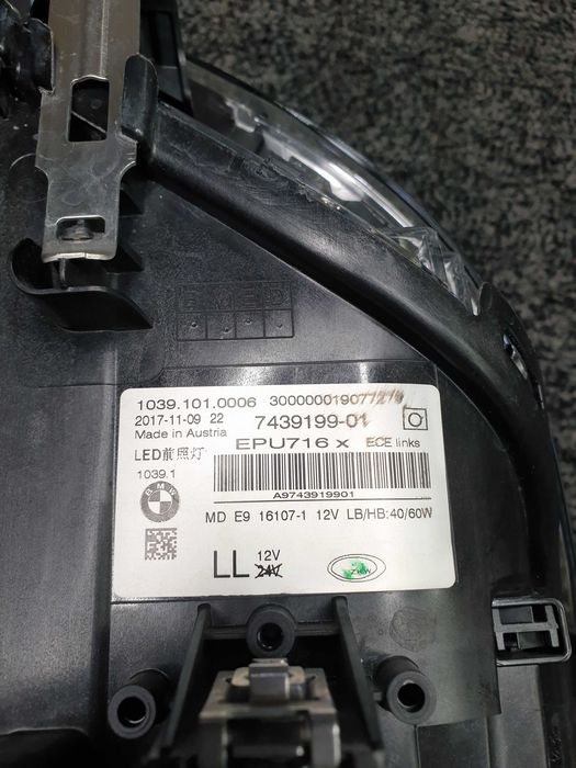 Farol  Bmw serie5 G30 prelci Led