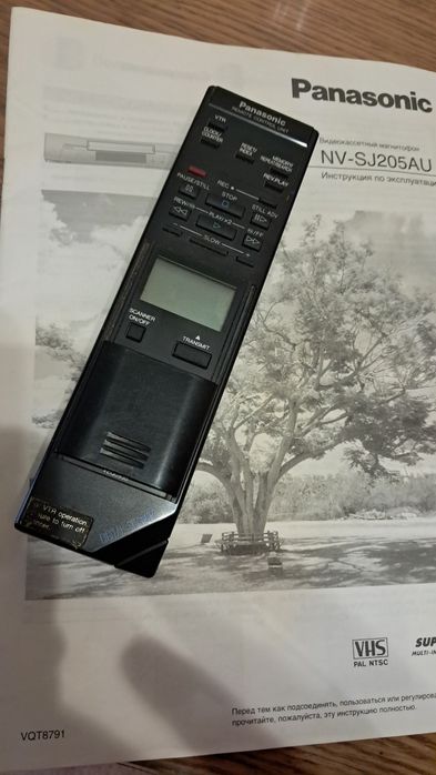 Пульт видеомагнитофона Panasonic обмен.