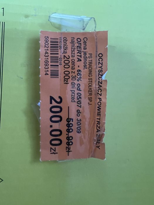 DREL Oczyszczacz  Powietrza Biały 24m2 CON-OOP-2001