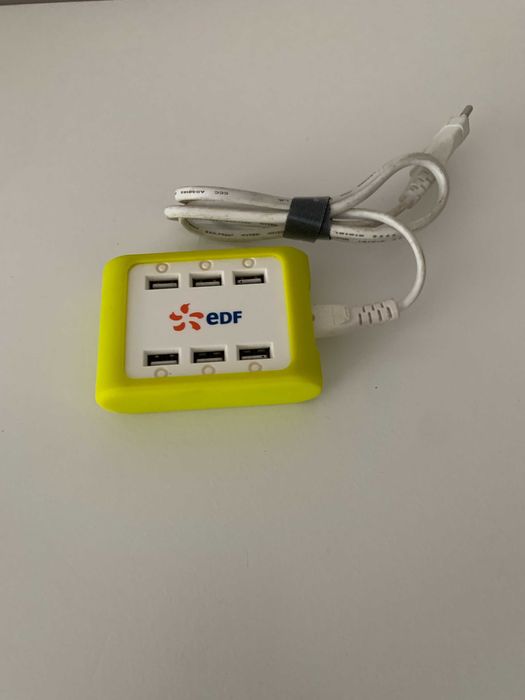 Extensão Carregador USB 6 Portas