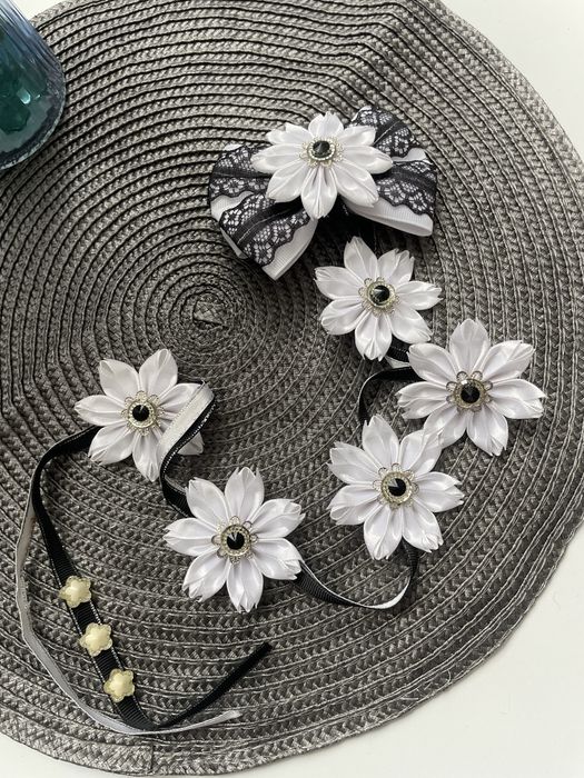 Прикраси ручної роботи,обруч,резинки,заколкі