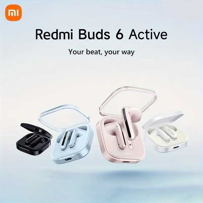 Słuchawki bezprzewodowe douszne Xiaomi Redmi Buds 6 Active czarne