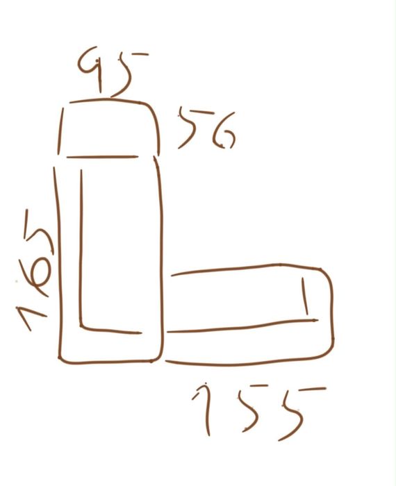 Sofá grande. E sofá cama