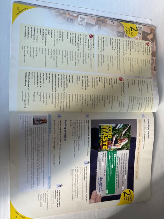 Książka ćwiczeń oraz podręcznik, Komplet plus, niemiecki