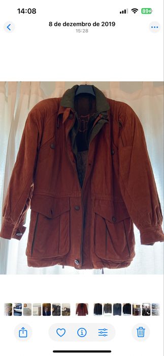 Anoraque todo em pele, em perfeito estado, isto é como novo