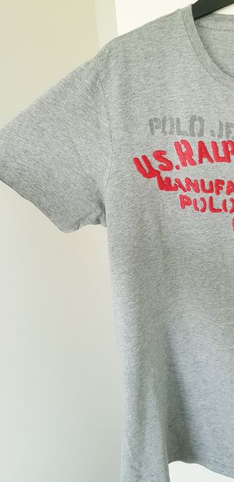 T-shirt Ralph Lauren Polo Jeans, szary