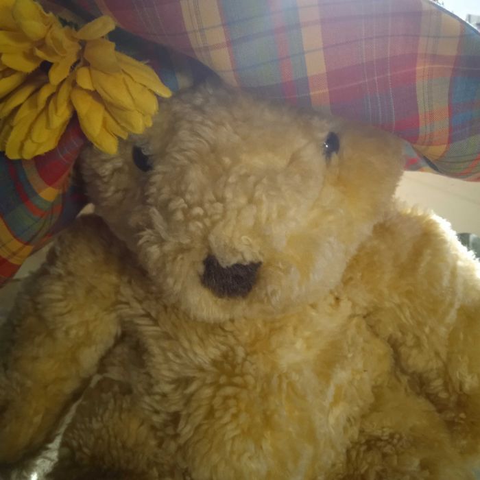 Колекційний ведмідь, коллекционный медведь,шерсть  ,Hallmark, з вовни