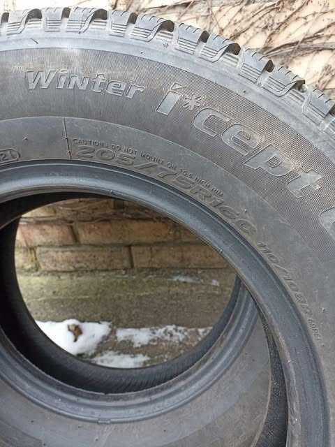 Б/у резина зимова на бус 205/75/R16 C