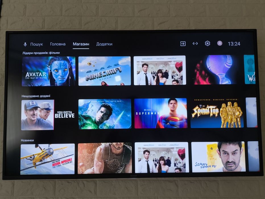 Продам телевізор 50" Sharp Aquos 50BN5EA. Android TV (Google OS)