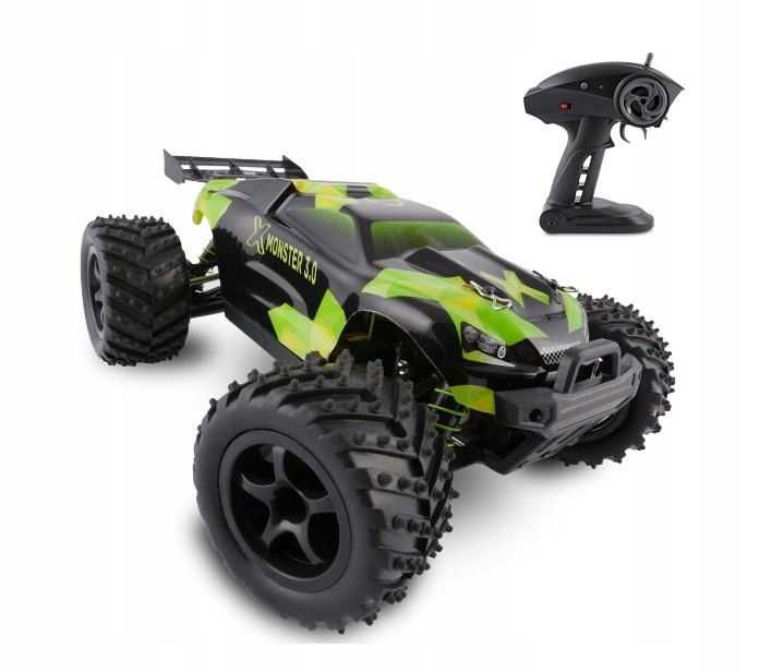 Samochód zdalnie sterowany OVERMAX Monster 45km/h RTR = Ready to Race + AA Gratis