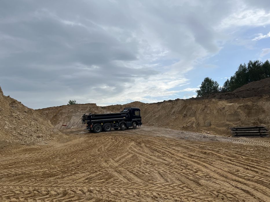 Piasek, żwir, ziemia i kruszywa z transportem!