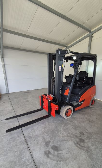 LINDE H18 Triplex, obrotnica, koła terenowe