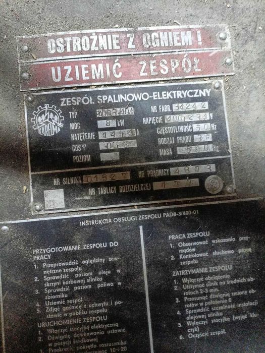 Agregat PAD-8 8kW