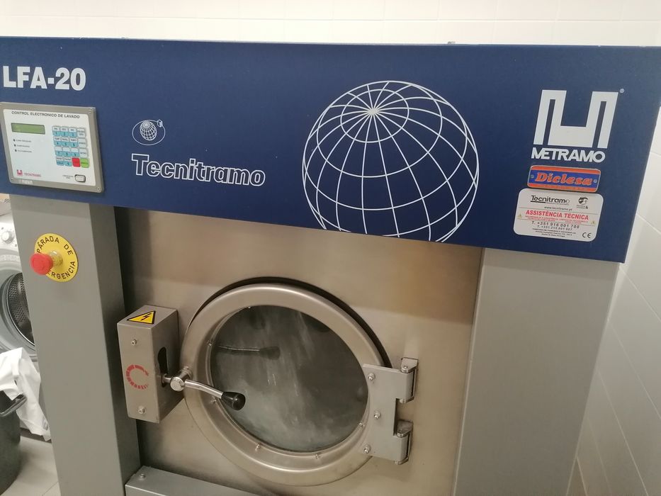 Máquina de lavar roupa industrial 20kg lares e hospitais