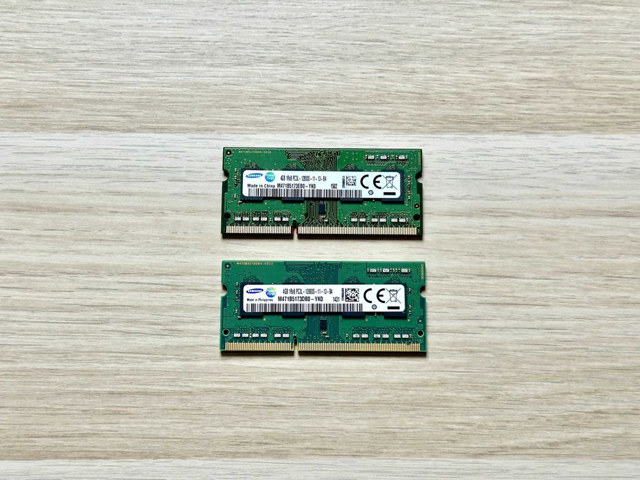 RAM Samsung 8GB 2x4GB DDR3 DDR3L PC3L 12800S sprawna testowana
