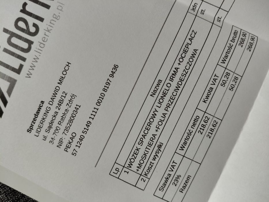 Wózek spacerowka Lionelo