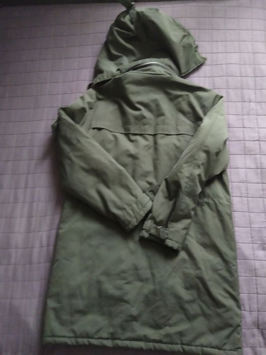 Zimowa kurtka parka z kieszeniami, suwak YKK r. M