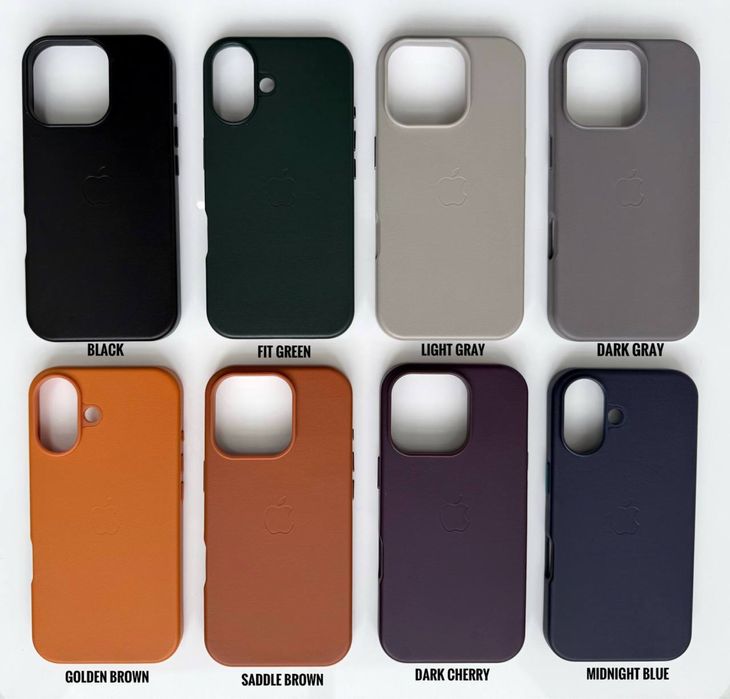 Шкіряний чохол з Magsafe для iPhone 16 , 16 pro, 16 pro max