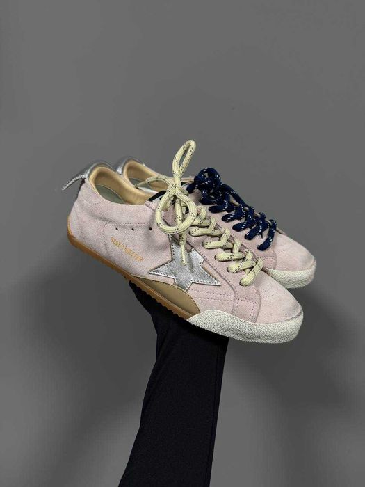 Кросівки Golden Goose True Star Pink | кеди Голден Чуз рожеві замш