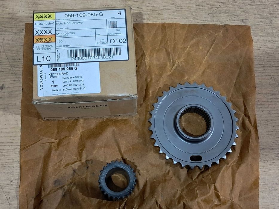 Kolo łańcucha rozrządu zębate rozrząd SWAG AUDI 3.0 TDI A6 A7 A4 A5 Q5