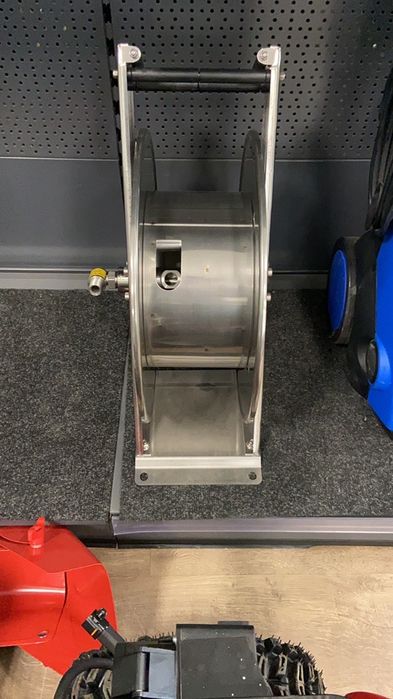 Барабан нержавейка для намотки шланга, намотчик, катушка. Ramex Италия