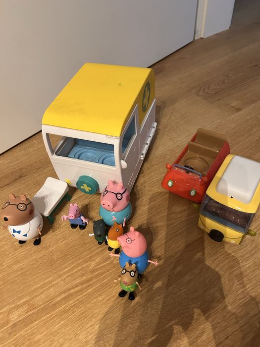 Peppa figurki, 3 pojazdy