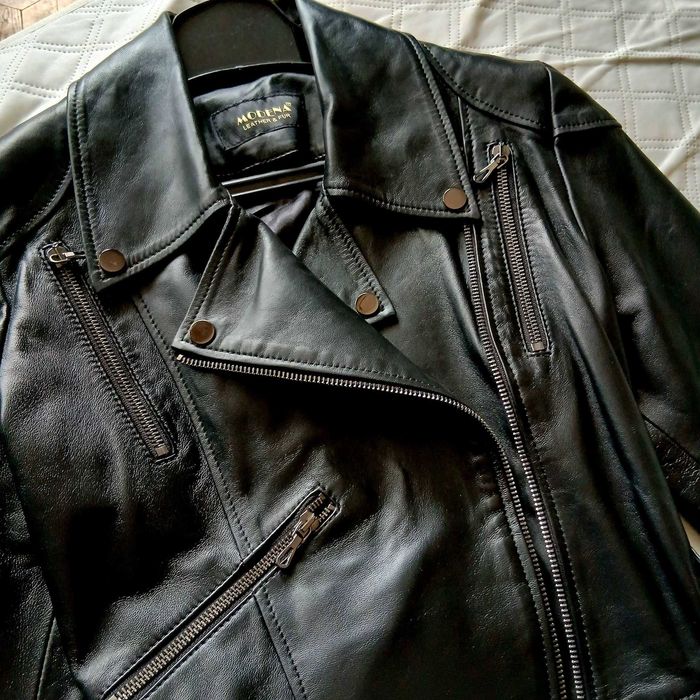 Elegancka kurtka skórzana Turcja