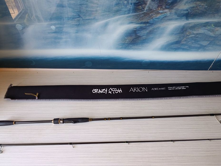 Спінінг ультралайт Team Salmo Tioga (TSTI6-792F ), спінінг Crazy Fish Arion ASRE 902MT