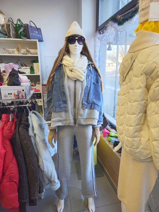 Kurtka, bluza jeansowa ocieplana Italy r. Uni Plus Size !!!
