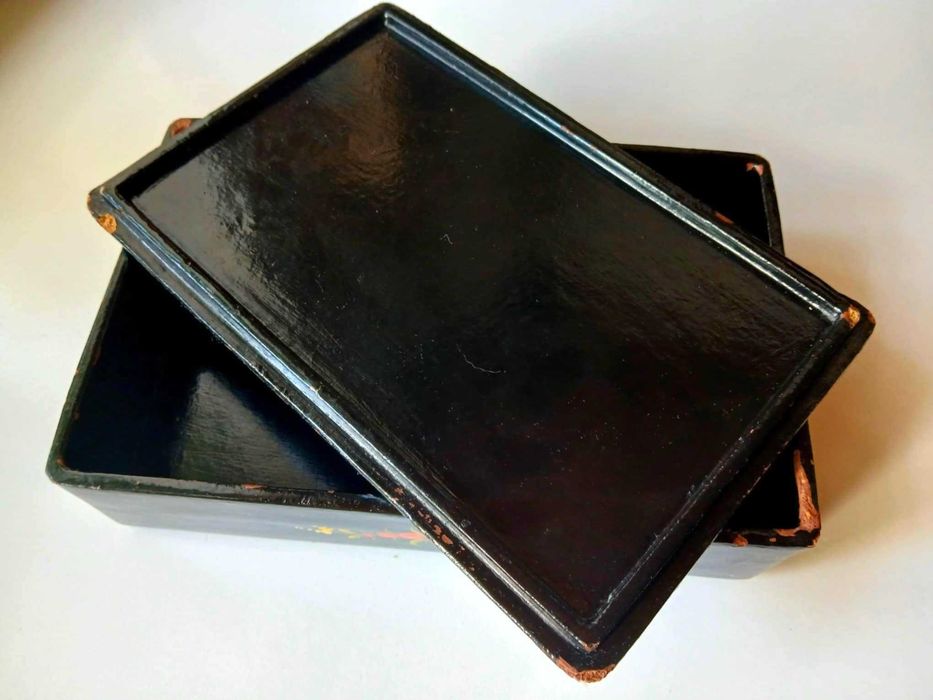 Szkatułka 23x15x6 cm - Ręczna Robota Retro Cepelia