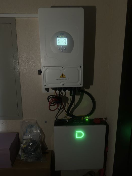 Встановлення Підключення Монтаж Інверторів Deye EcoFlow  ДБЖ