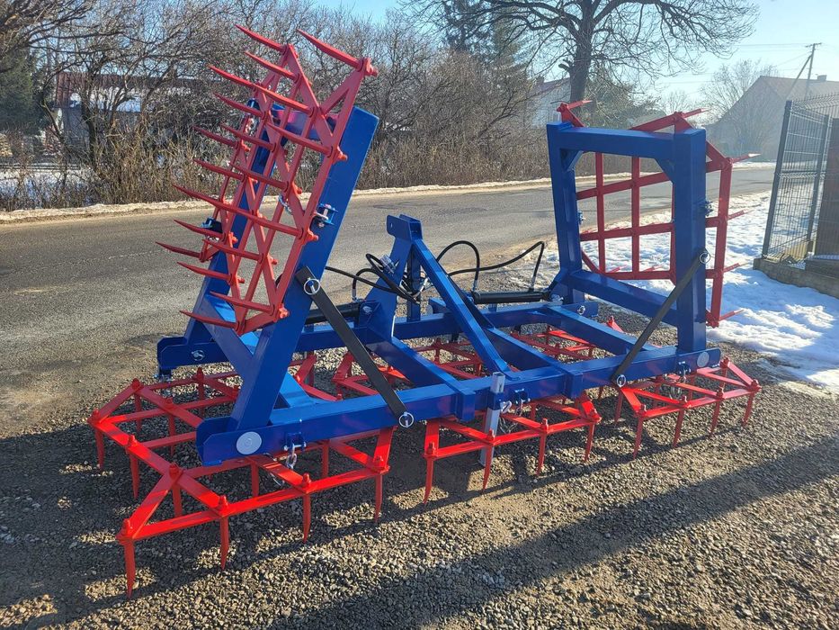 BRONY POLOWE HYDRAULICZNIE składane CIĘŻKIE *5pól *2 siłowniki *20 ząb