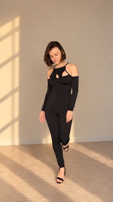 Чорний комбінезон PLT (S/M, EU 38) High Heels