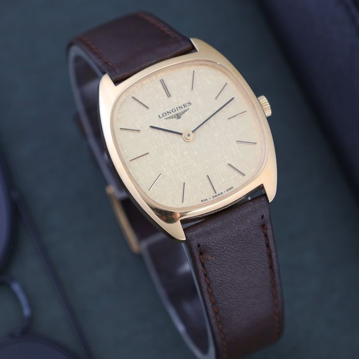 Zegarek meski longines manual linen dial z papierami