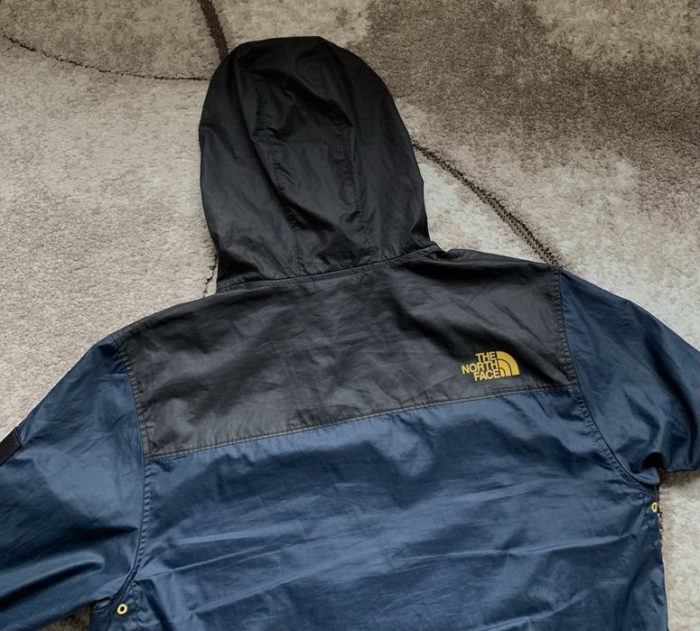 Ветровка куртка The North Face Windwall Jacket Blue Yellow Size M Mens