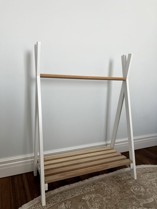 Дерев'яна вішалка для одягу Кімнатна вішалка дитяча