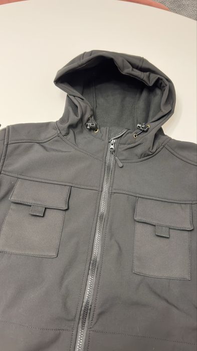 Casaco Softshell Preto Airsoft