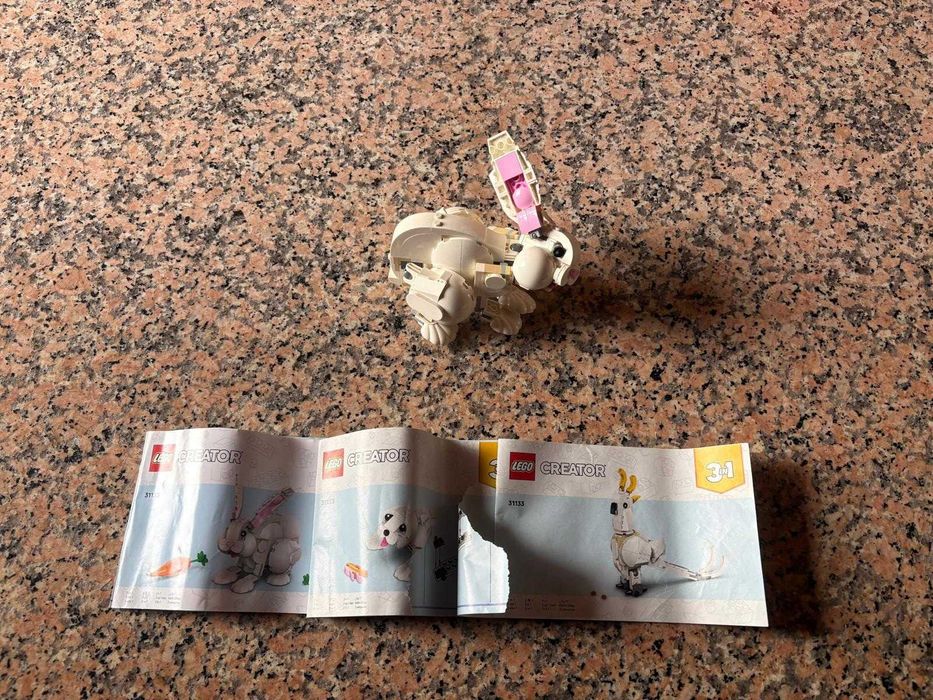 LEGO Creator 3em1 — 2 coelhos 31162 + 31133 — 15 €