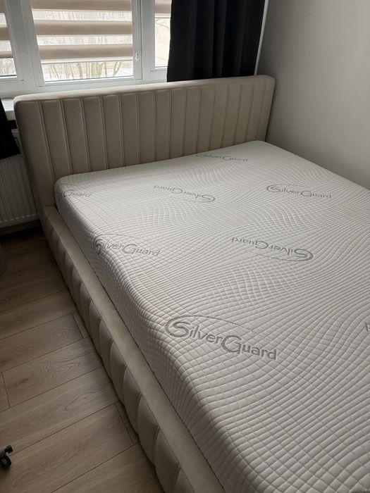 Łóżko z pojemnikiem 160x200 - Agata meble „maggie full” okazja