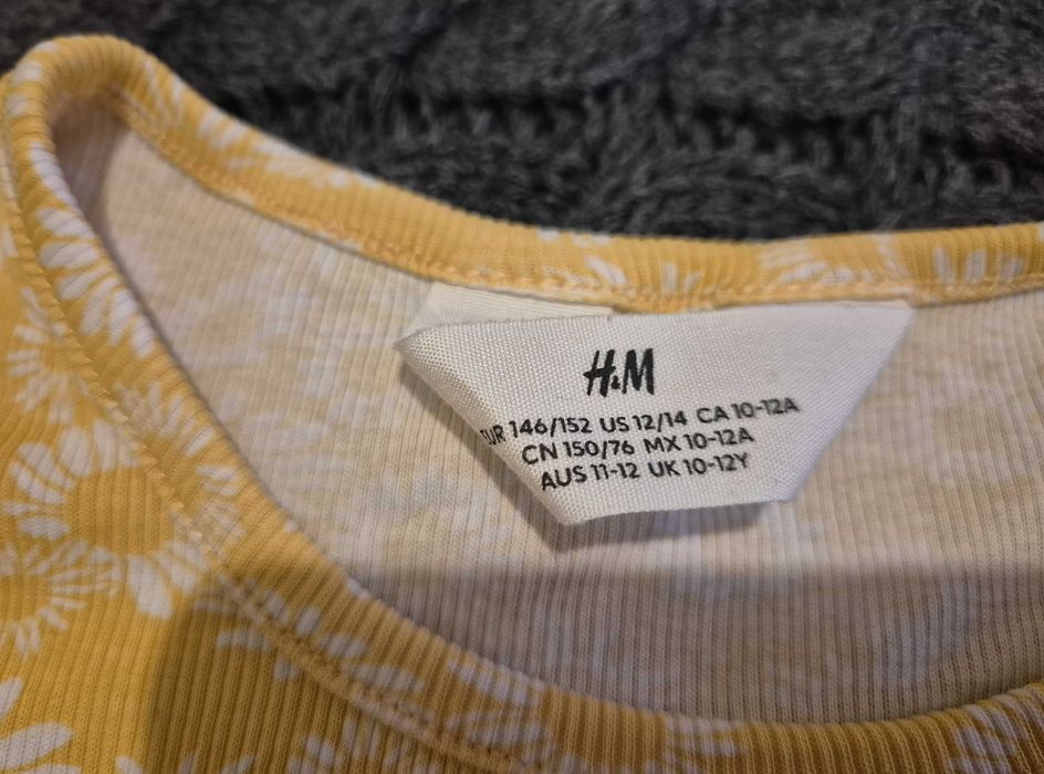 Bluzka dziewczęca H&M 146/152