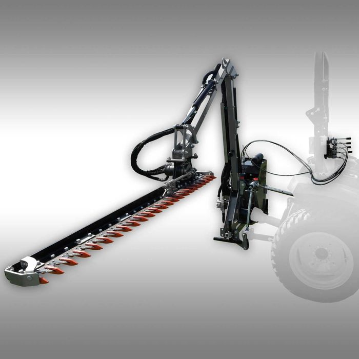 Limpa bermas e aparador de sebes para acoplar ao trator