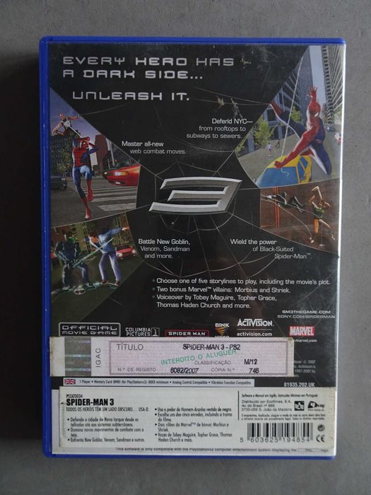 Jogo consola Playstation 2 PS2 - Spider-Man