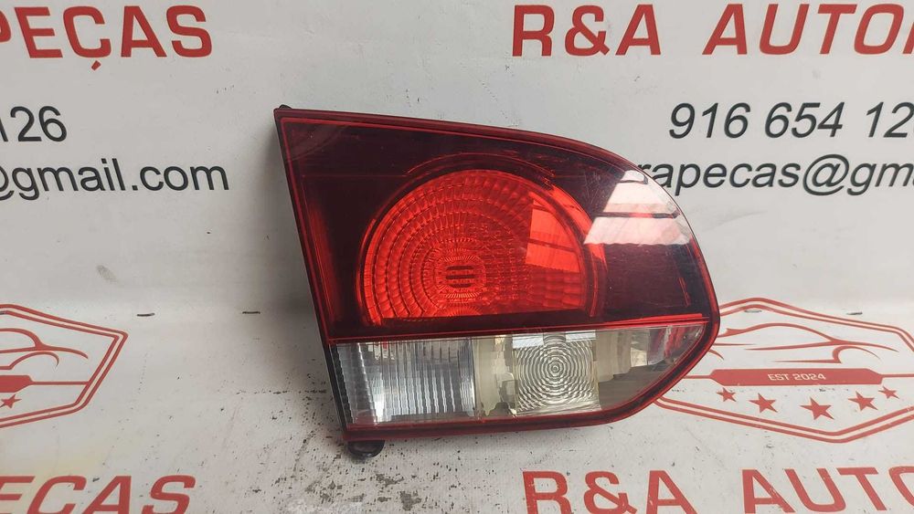 Farolim Trás Traseiro Direito Tampa Mala VW Golf 6 VI Fumado Original