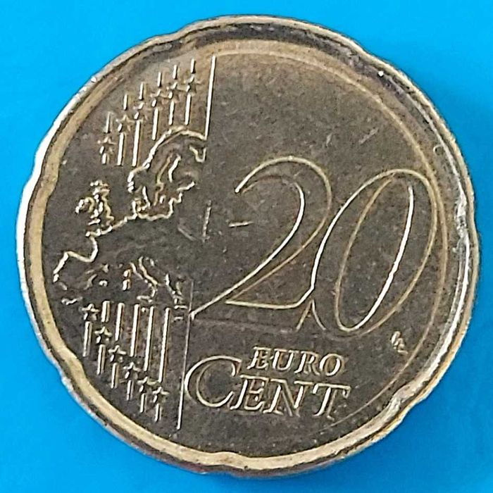 20 Cêntimos de 2022 de Espanha, Miguel Cervantes