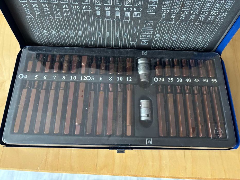 Caixa de ferramentas Torx metalica PRO