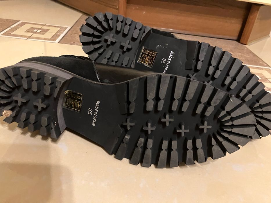 Sztyblety - botki, skóra naturalna