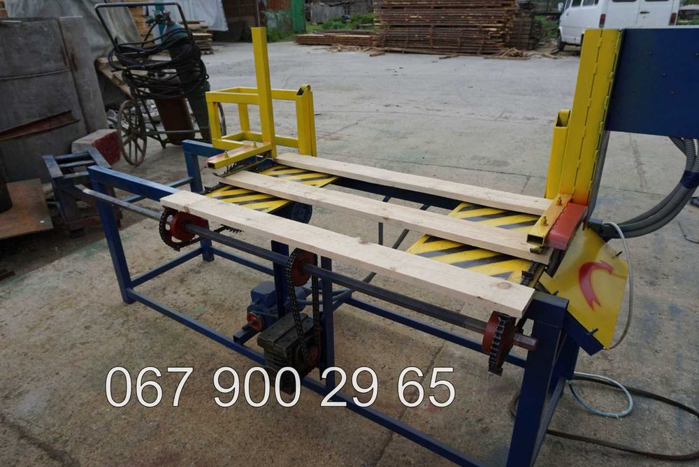 Пилорама ленточная, многопил, обрізний, палетна торцовка, розводне