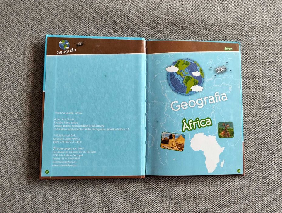 Livro Juvenil de Geografia "África"